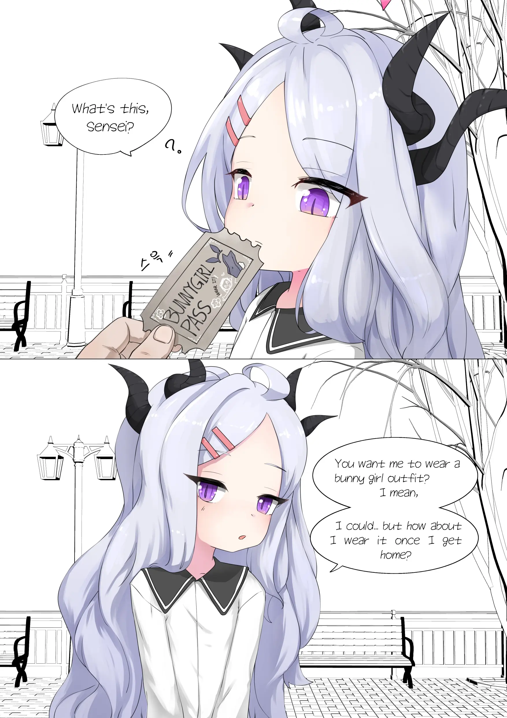 Hina Ni "Bunny Girl Kite Ne" Coupon O Ageta.